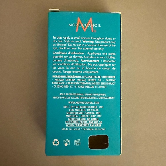 Moroccanoil Mini Moroccanoil Argan Oil-Infused Hair Treatment 0.85 fl oz/ 25 ml - Picture 12 of 16